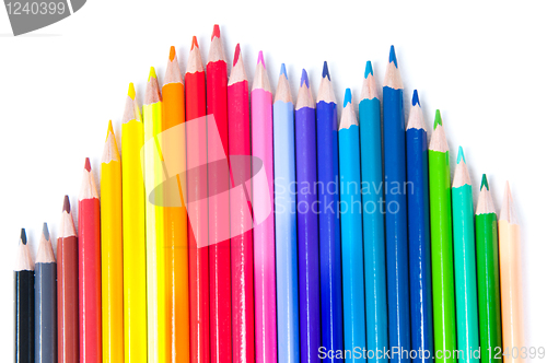 Image of Multicolored pencils