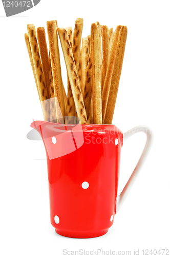 Image of Bread sticks to milkman