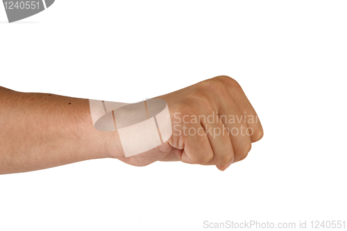 Image of man hand fist