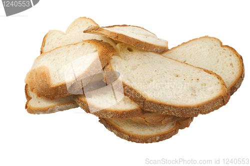 Image of Sliced bread Isolated on a white