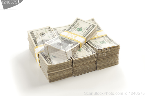 Image of Stacks of One Hundred Dollar Bills