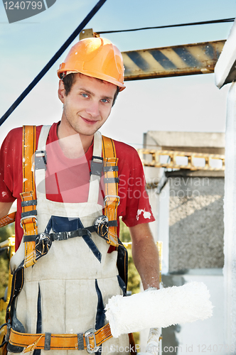 Image of builder facade painter worker