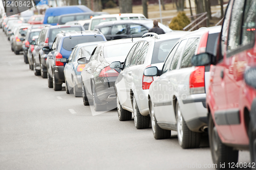 Image of Traffic during the rush hour