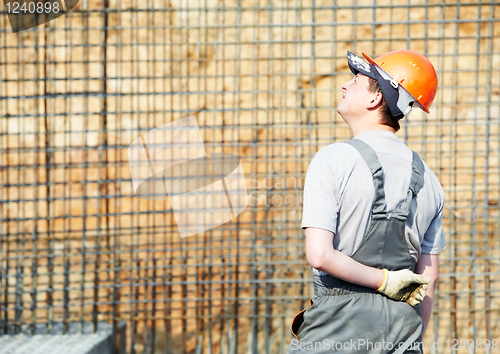 Image of construction worker builder