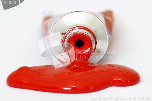 Image of Red Acrylic Paint