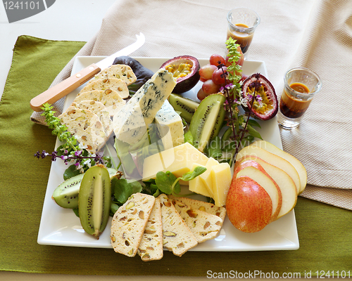 Image of Fruit And Cheese Platter