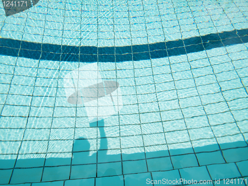 Image of Swimming pool shadow