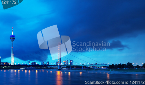 Image of Dusseldorf Germany panoramic view