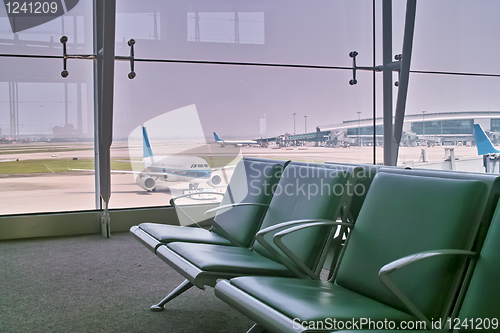 Image of Airport departure hall