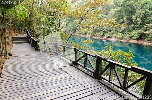 Image of Wooden road