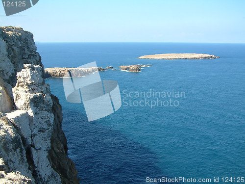 Image of coastline and islands in the sea