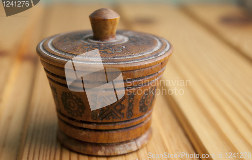 Image of Wood salt-cellar