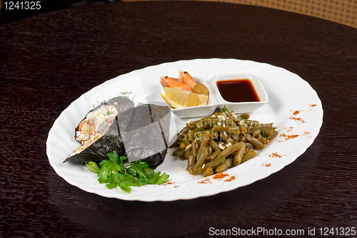 Image of tasty fish dish