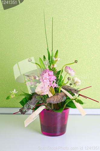 Image of bunch of flowers composition