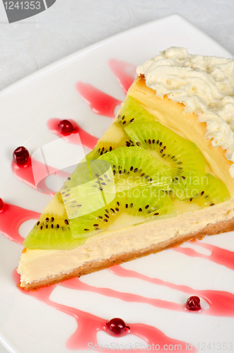 Image of kiwi cake