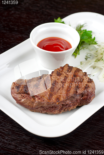 Image of Juicy roasted beef steak