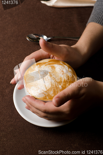 Image of latte coffe