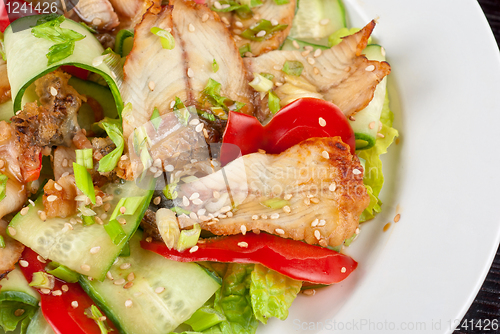 Image of Salad of smoked eel