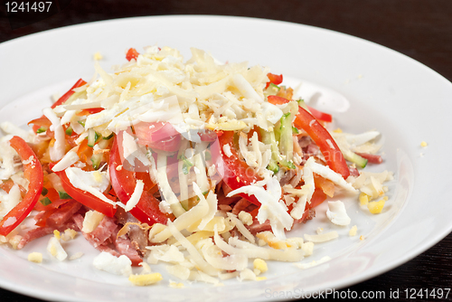 Image of Meat tasty salad