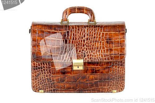 Image of brown expensive briefcase