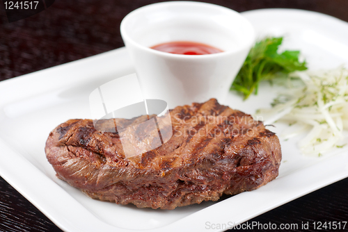 Image of Juicy roasted beef steak