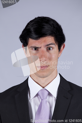 Image of Suspicious Businessman