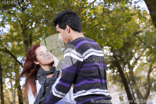 Image of Love and affection between a young couple