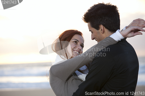 Image of Love and affection between a young couple