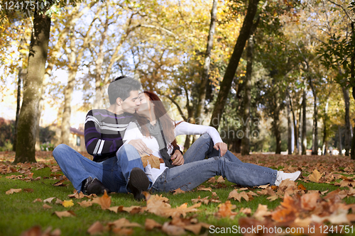 Image of Love and affection between a young couple