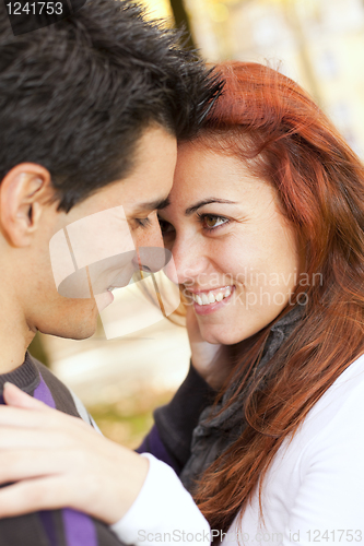 Image of Love and affection between a young couple