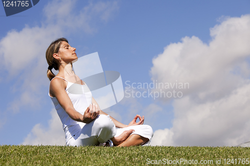 Image of Yoga at the nature