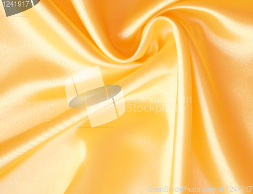 Image of Smooth elegant golden satin 