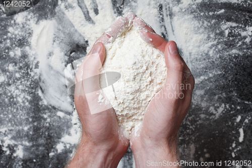 Image of Hands holding wheat
