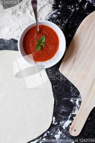 Image of Pizza ingredients