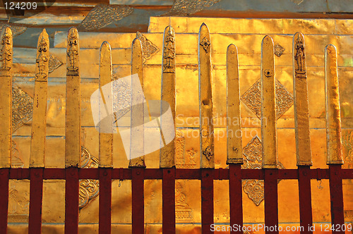 Image of Golden fence