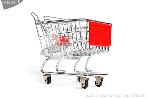 Image of Miniature shopping trolley