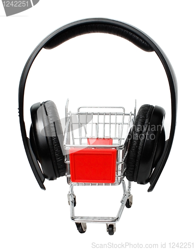 Image of Miniature shopping trolley