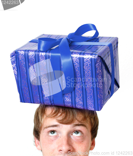 Image of Present on head