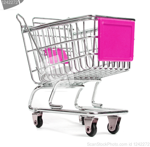 Image of Miniature shopping trolley