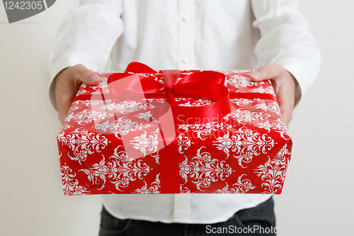 Image of Presenting a gift