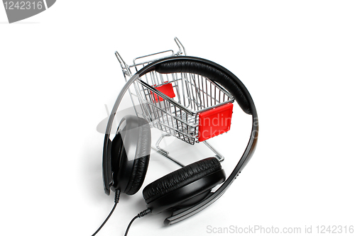 Image of Miniature shopping trolley