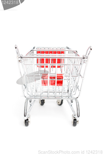 Image of Miniature shopping trolley
