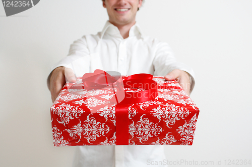 Image of Presenting a gift