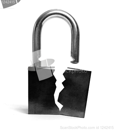 Image of Insecure broken lock