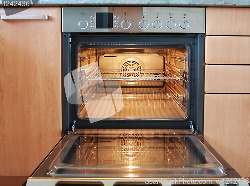 Image of Open oven 