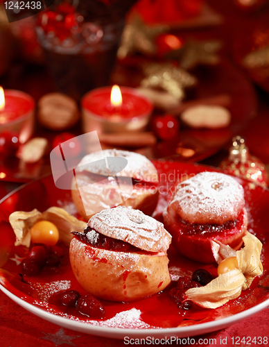 Image of Baked apples for Christmas