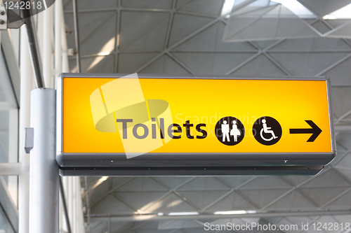 Image of Toilet sign