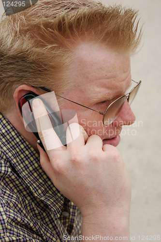 Image of Serious phone call