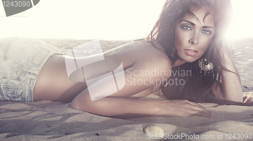 Image of bikini woman