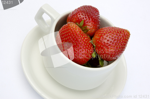 Image of Cup of Strawberries